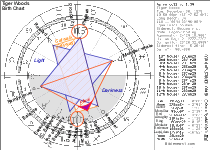 Tiger Woods Birth Chart