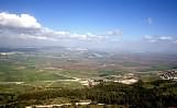 Jezreel Valley from Mt. Carmel, Copyright BiblePlaces.com