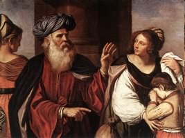 Abraham Sending
          Hagar Away, Guercino