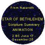 Star of Bethlehem, Scripture Summary